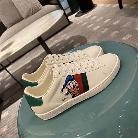 disney x gucci sneakers|Gucci shoes donald duck.